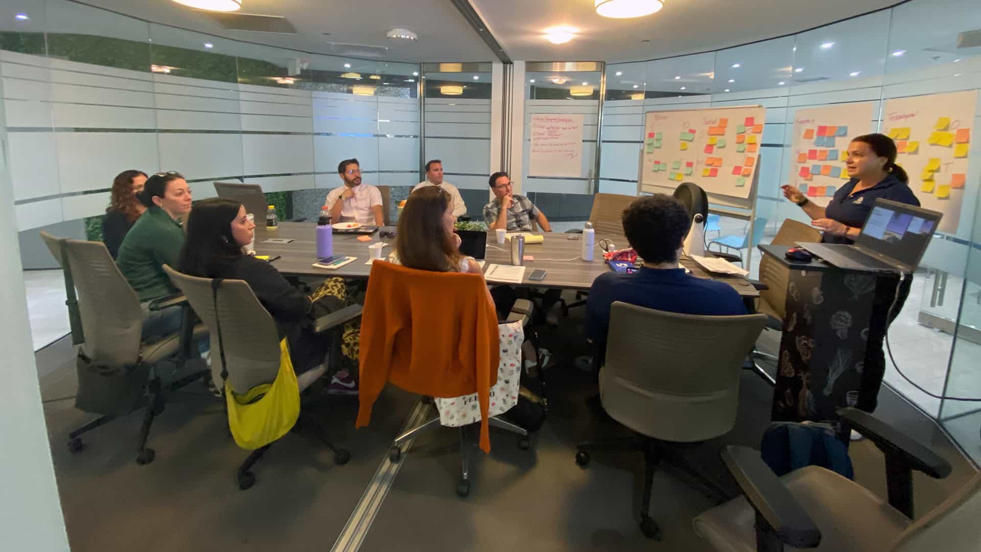 Strategic planning session with team.